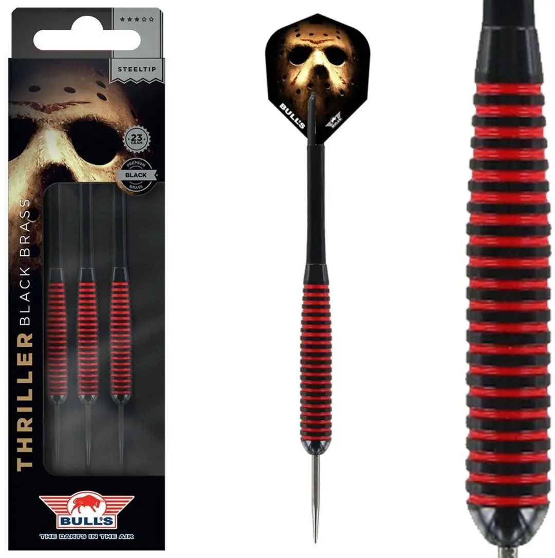 Bull's Thriller Black Brass Dartpijlen 23g