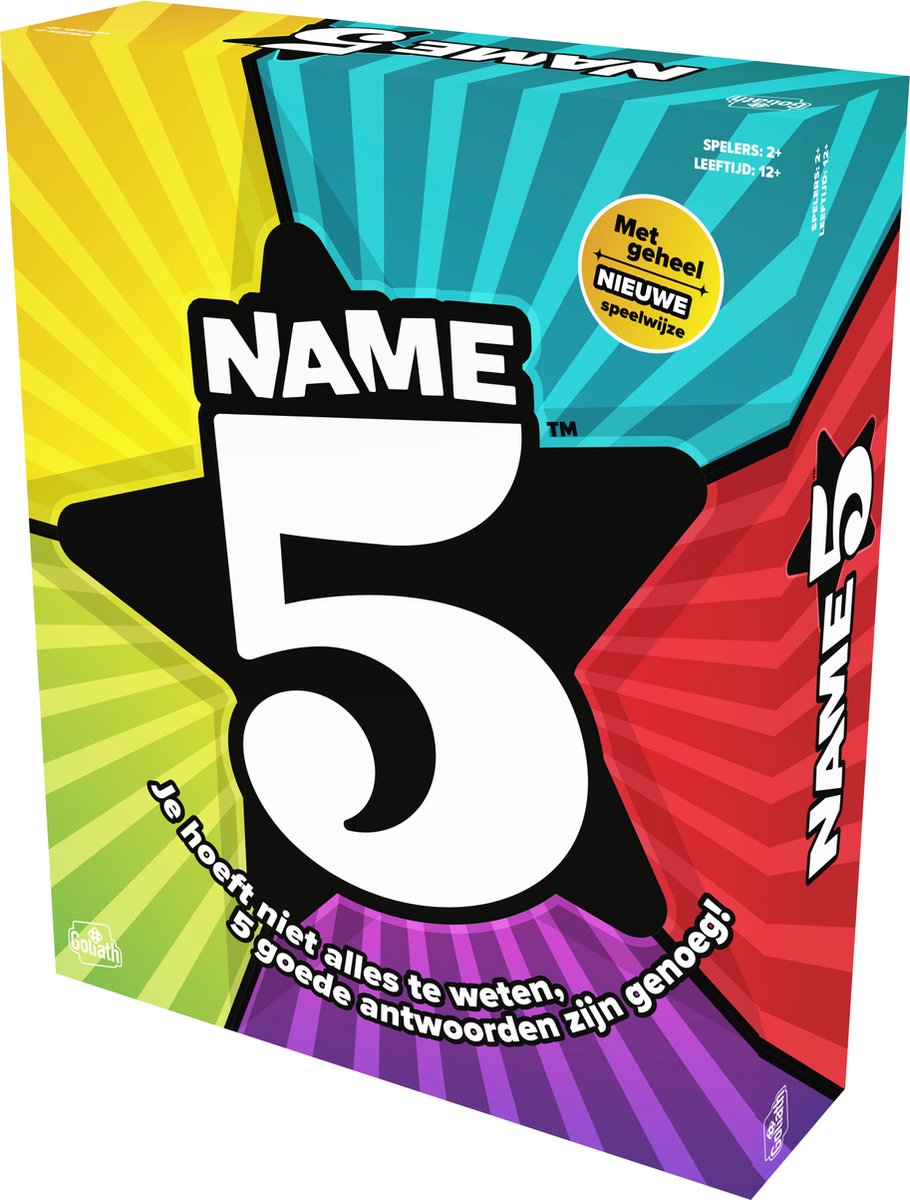 Goliath Name 5 Bordspel - Bordspellen - Gezelschapsspel