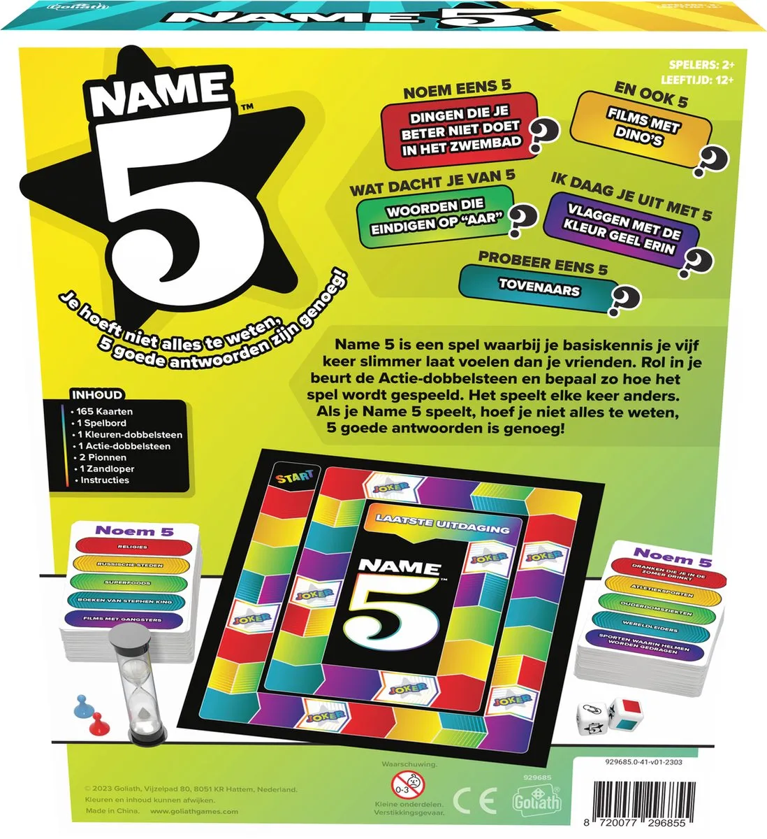 Goliath Name 5 Bordspel 926267 - 2+ Spelers - afbeelding 6 van 6