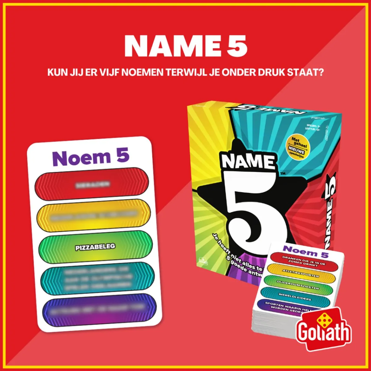 Goliath Name 5 Bordspel 926267 - 2+ Spelers