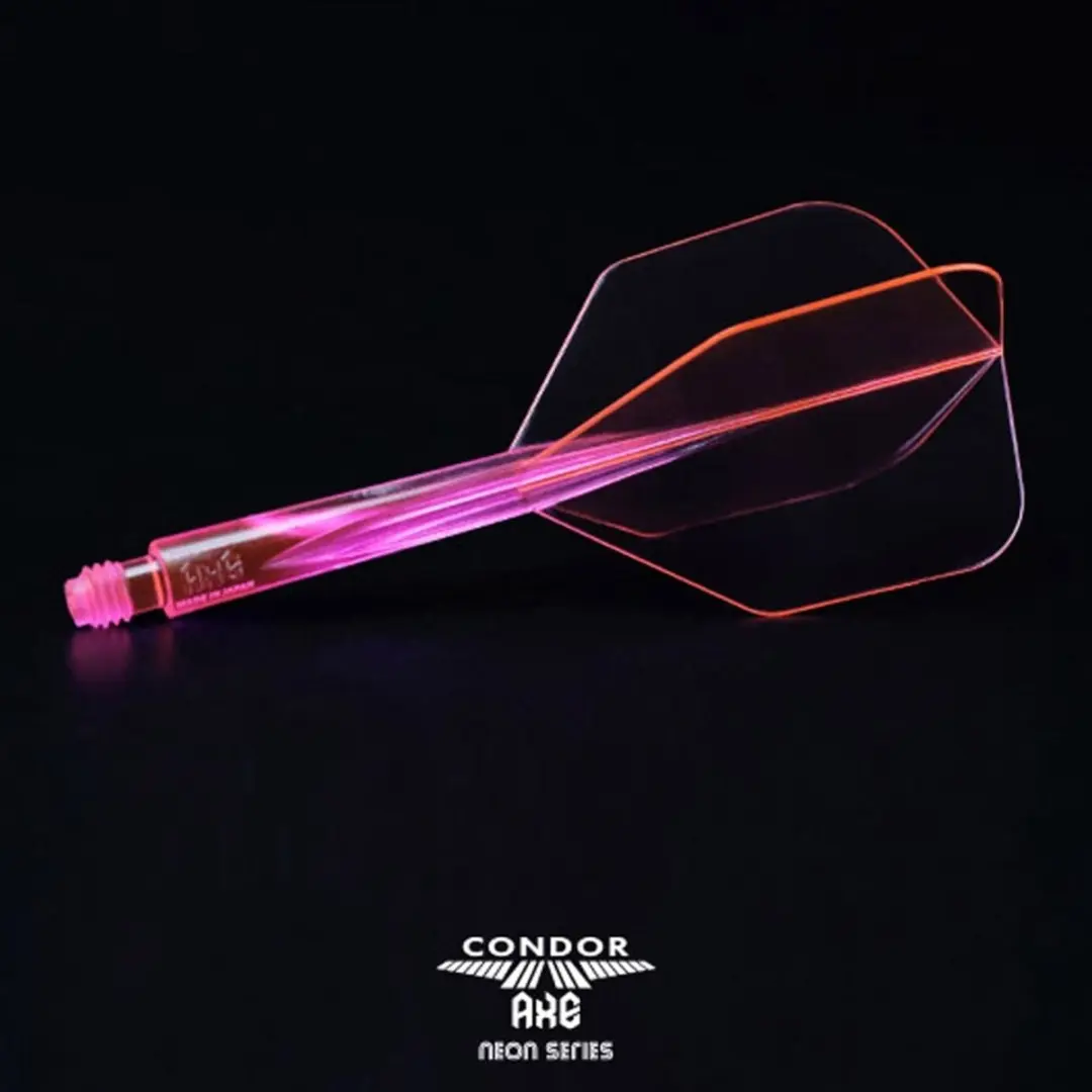 Condor Neon Axe Flight System CN0001310 - Roze - 3 Stuks