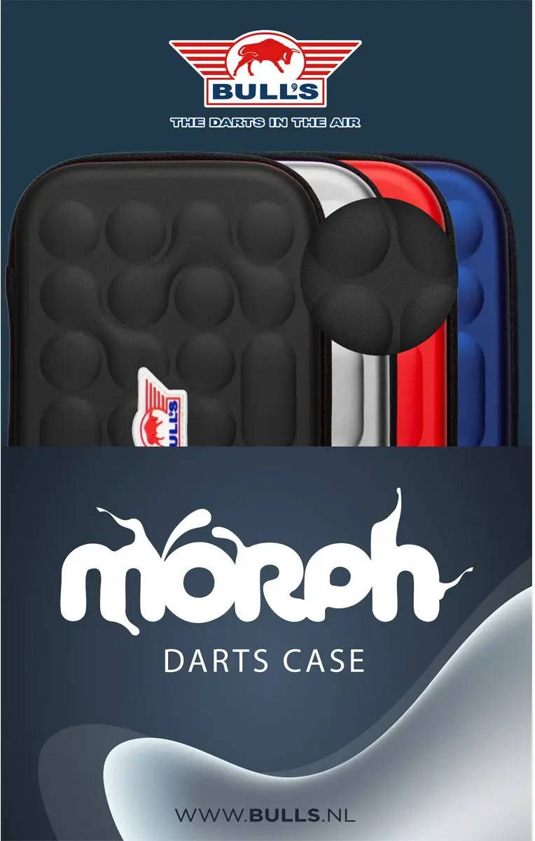 Bull's Morph Case Dartcase BU-66402 - 2 Stuks - Rood