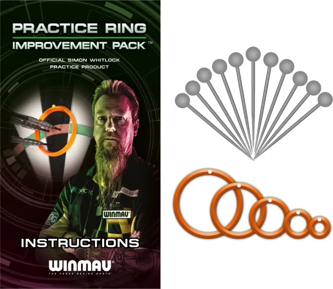 Winmau Simon Whitlock Practice Rings 8415 - 3 Stuks
