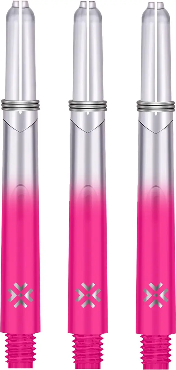 Bullet Shafts 48mm Pink Clear - 3 Stuks