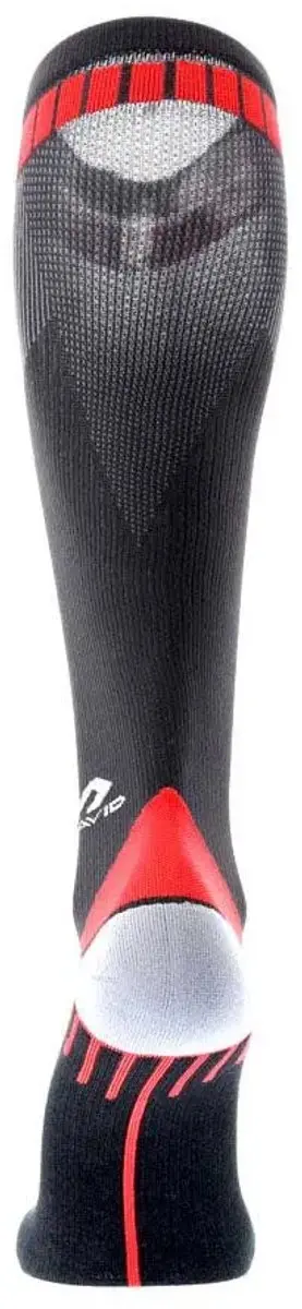 McDavid Active Elite Compressiesokken - Zwart/Rood 42-44