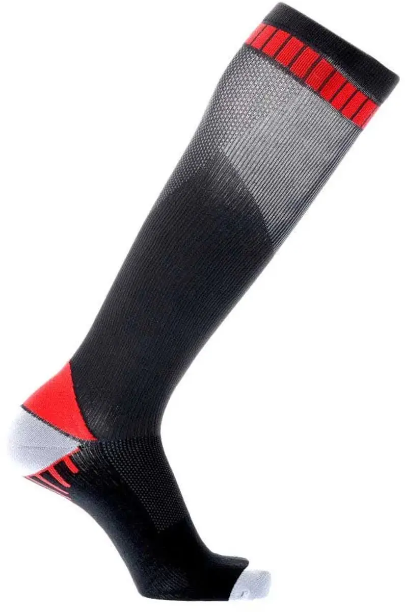 McDavid Active Elite Compressiesokken - Zwart/Rood 42-44