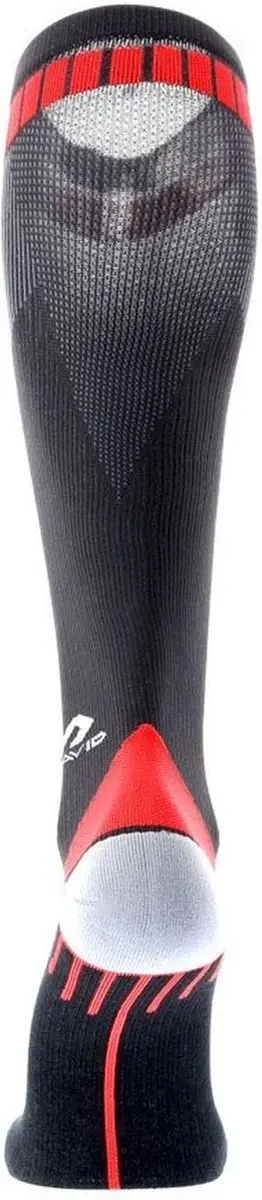 McDavid Active Elite Compressiesokken - Zwart/Rood 42-44