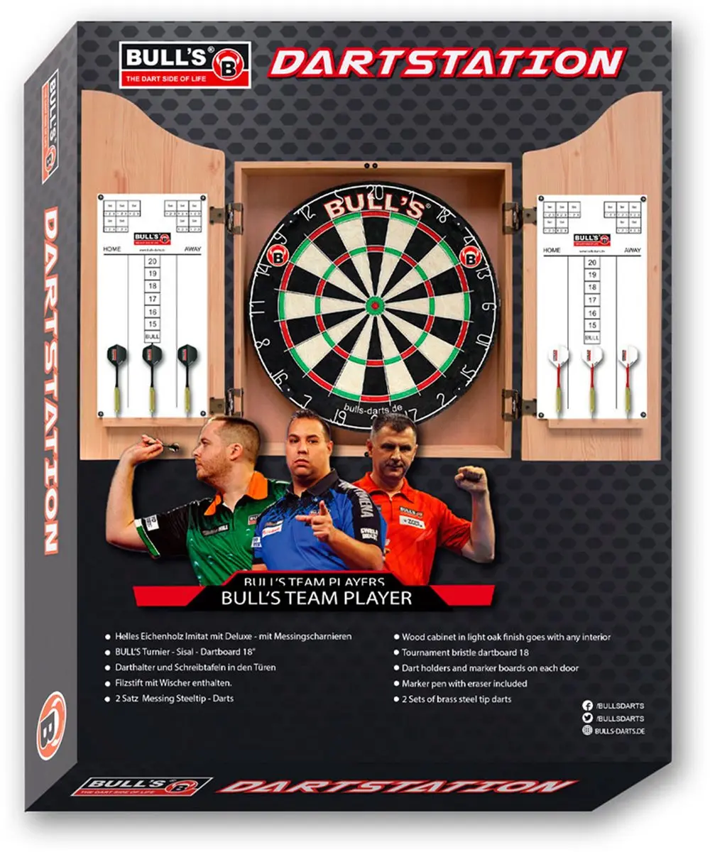 Bull's Dartcabinet Classic 7-delig - Multicolor