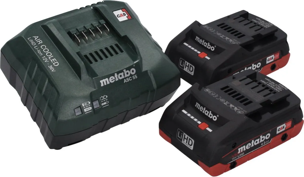 Metabo SSW 18 LTX 300 BL Slagmoersleutel - 300Nm - 2x 4.0Ah LiHD - Koffer