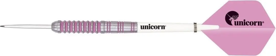 Unicorn Dartpijlen Autograph Steeltip 26g - Roze - 3 Stuks