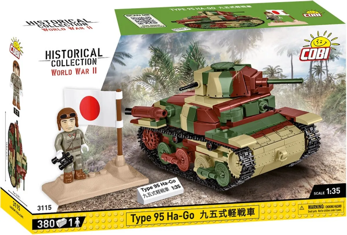 Cobi Type 95 Ha-Go Japanse Tank COBI-3115