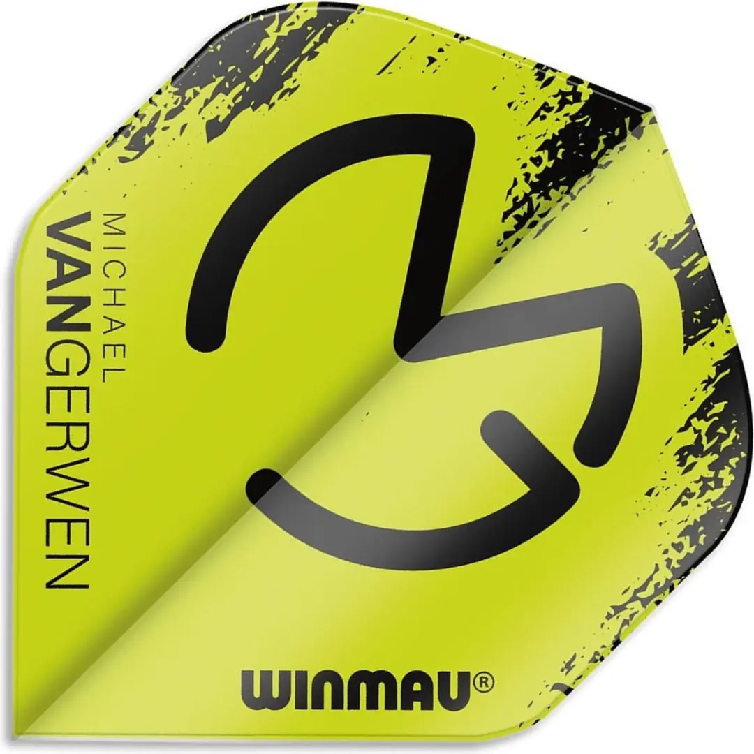 Winmau Michael van Gerwen Mega Flight Collection - 3 Stuks - Groen/Zwart
