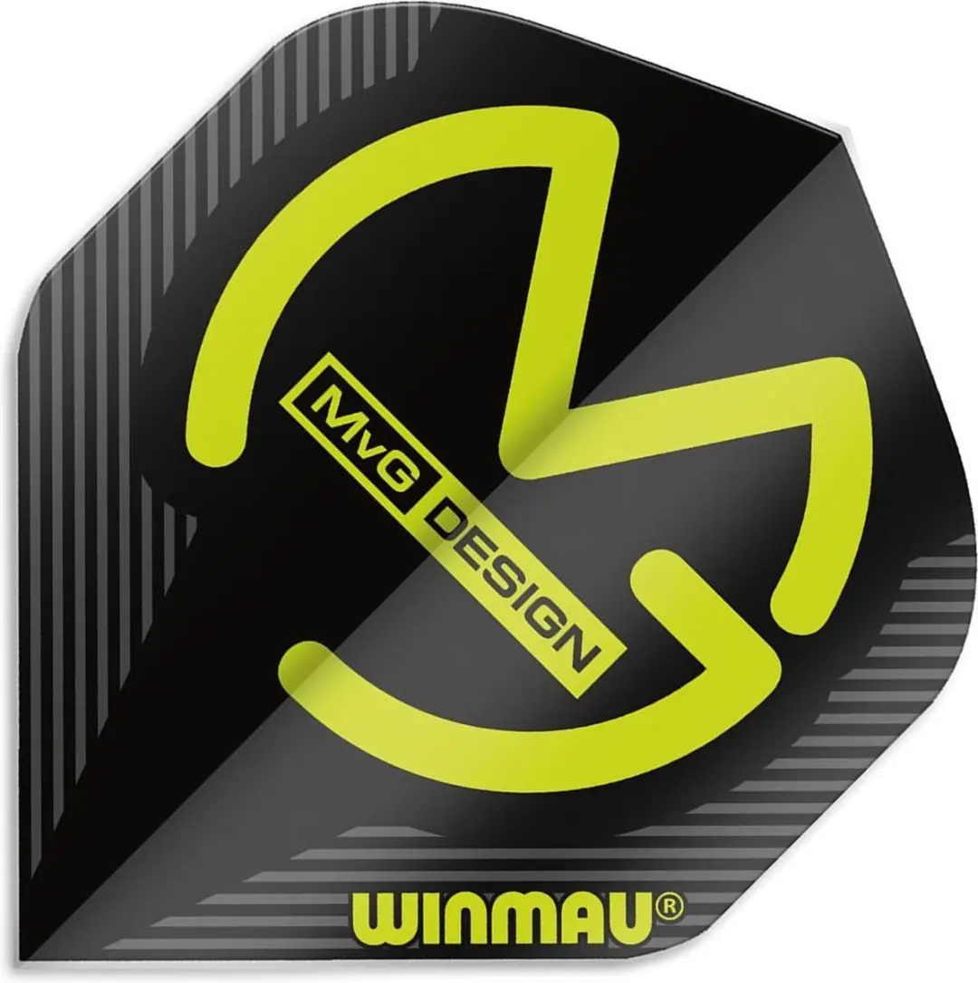 Winmau Michael van Gerwen Mega Flight Collection - 3 Stuks - Groen/Zwart - afbeelding 6 van 6