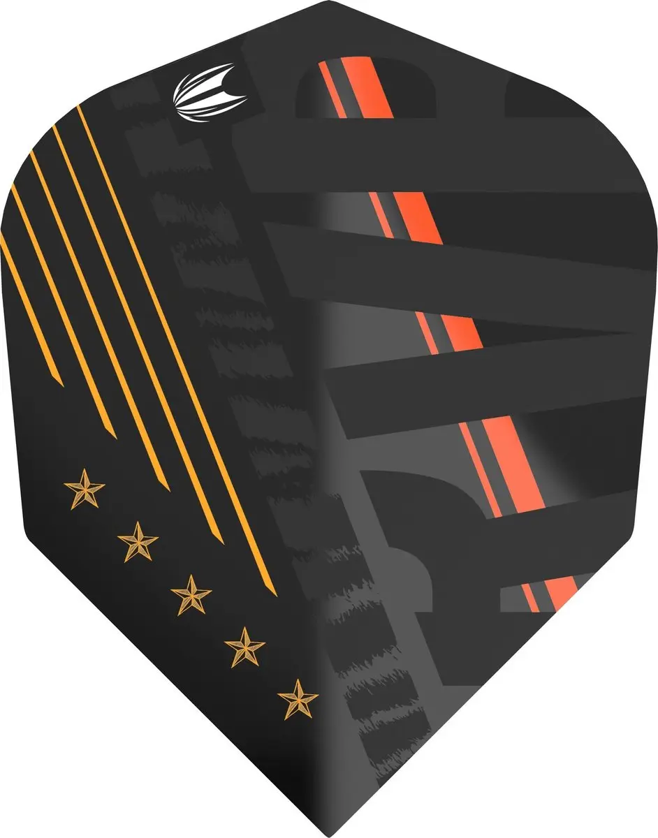 Target Raymond van Barneveld Black NO6 Dart Flights