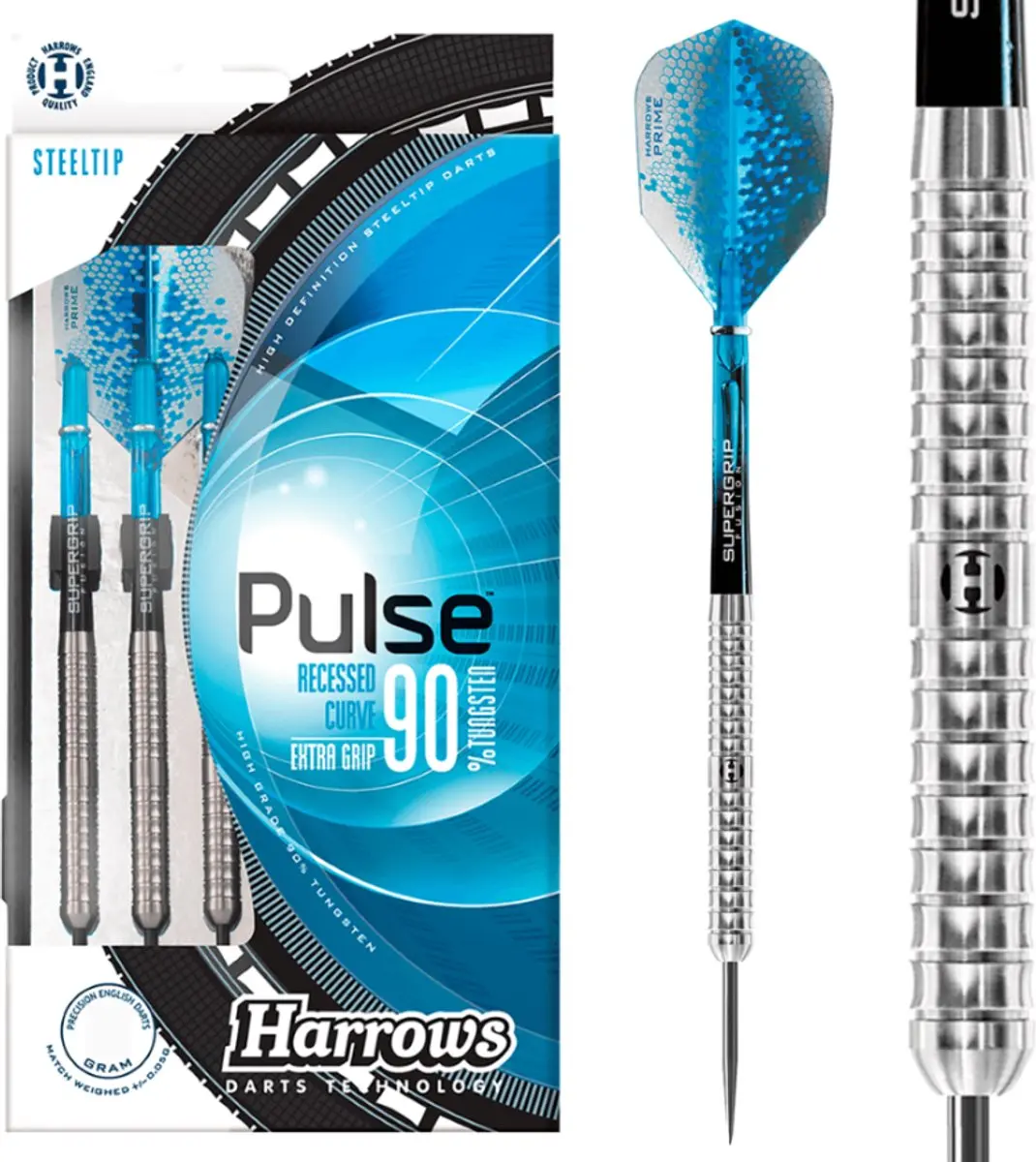 Harrows PULSE 90% Tungsten 23gr - Blauw - 3 Stuks