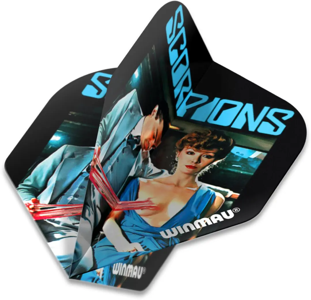 Winmau Rock Legends Scorpions Love Drive Dart Flights - 3 Stuks
