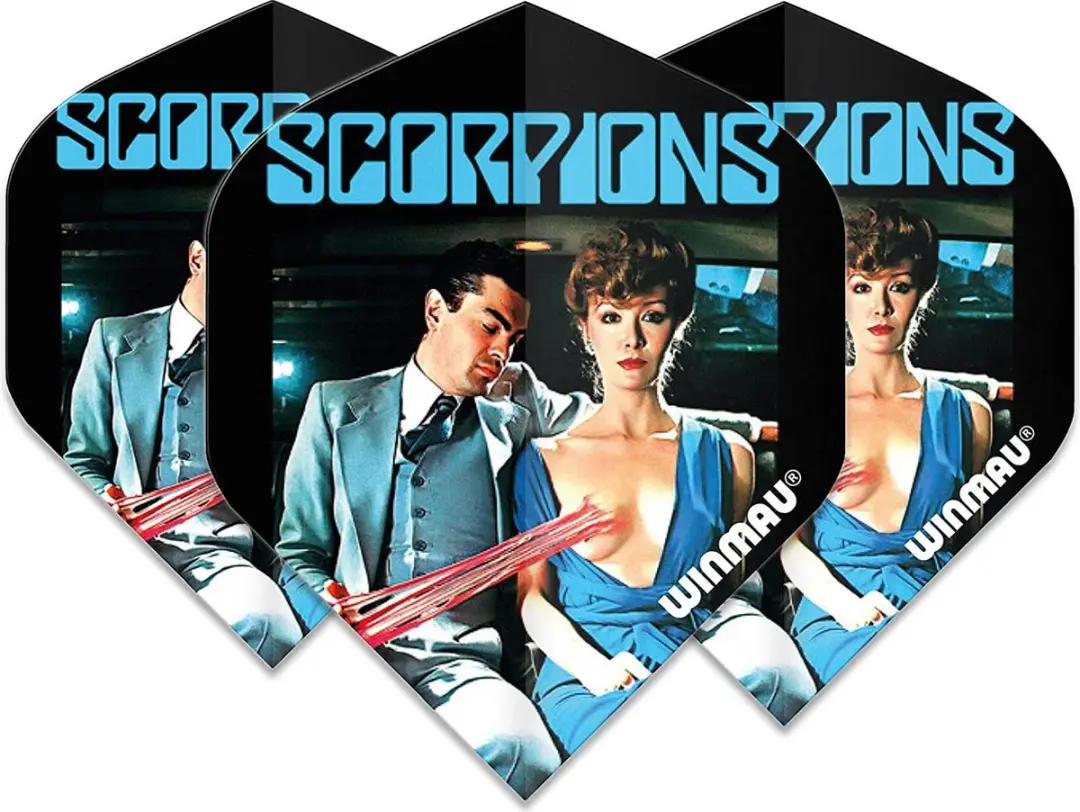 Winmau Rock Legends Scorpions Love Drive Dart Flights - 3 Stuks