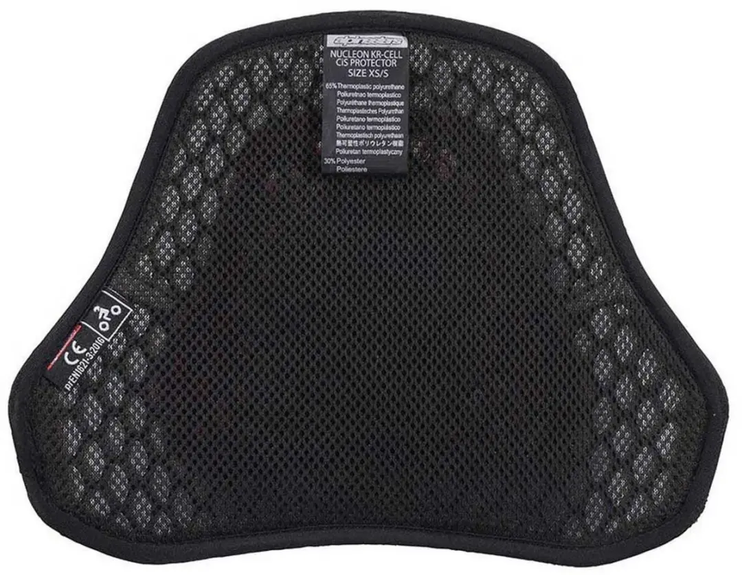 Alpinestars Nucleon KR-Cell CiR Chest Protector L - Transparant Smoke Red