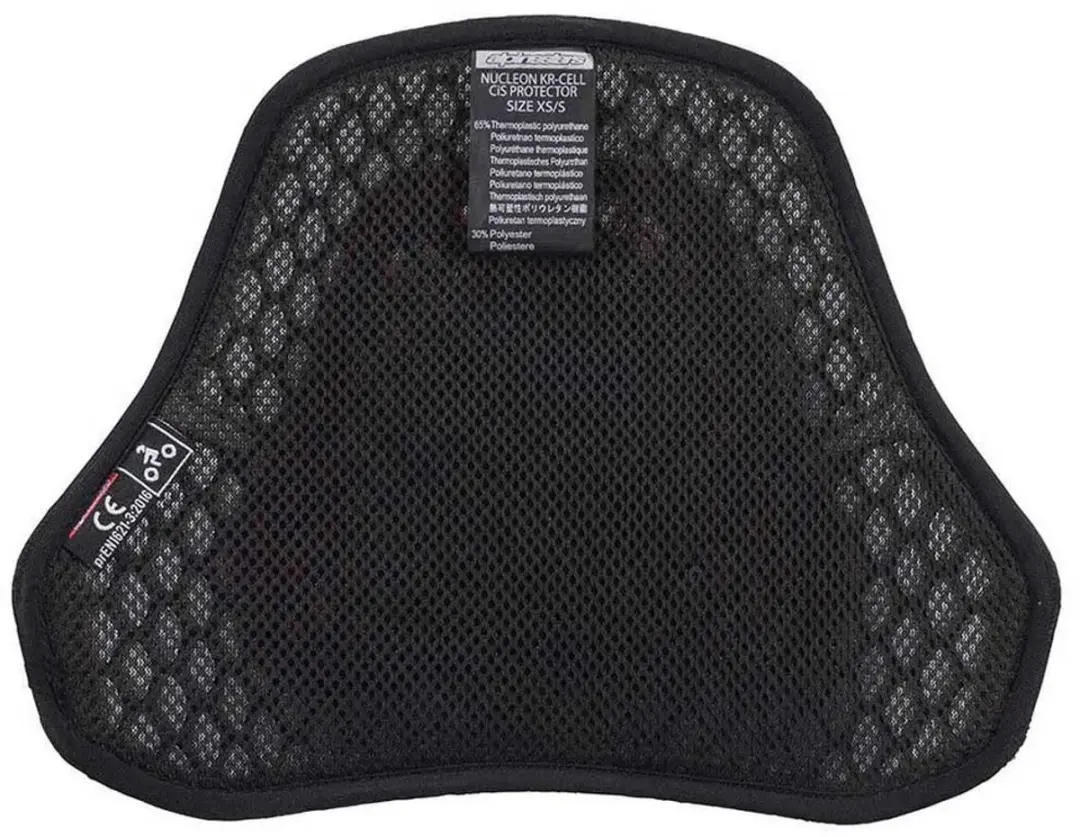 Alpinestars Nucleon KR-Cell CiR Chest Protector L - Transparant Smoke Red