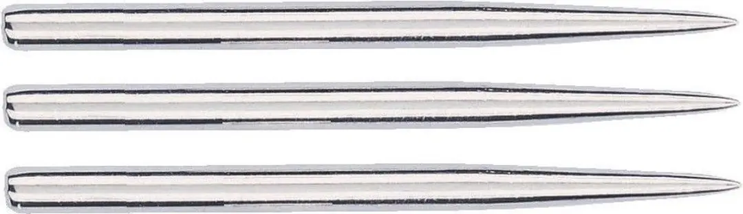 Bull's Steel Dart Grip Points BU-57600-34S - 3 Stuks - Zilver