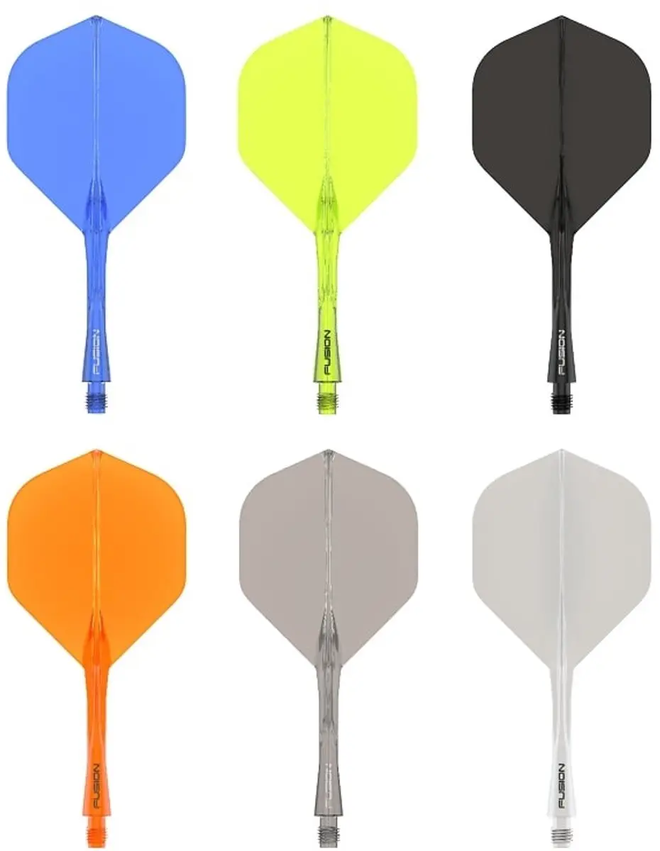 Winmau Fusion Azure Blue Dart Flights - 3 Stuks