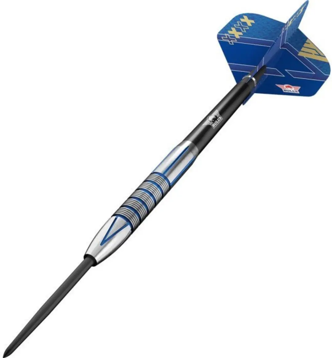 Bull's Teemu Harju 90% Dartpijlen - 3 Stuks - Zilver/Blauw