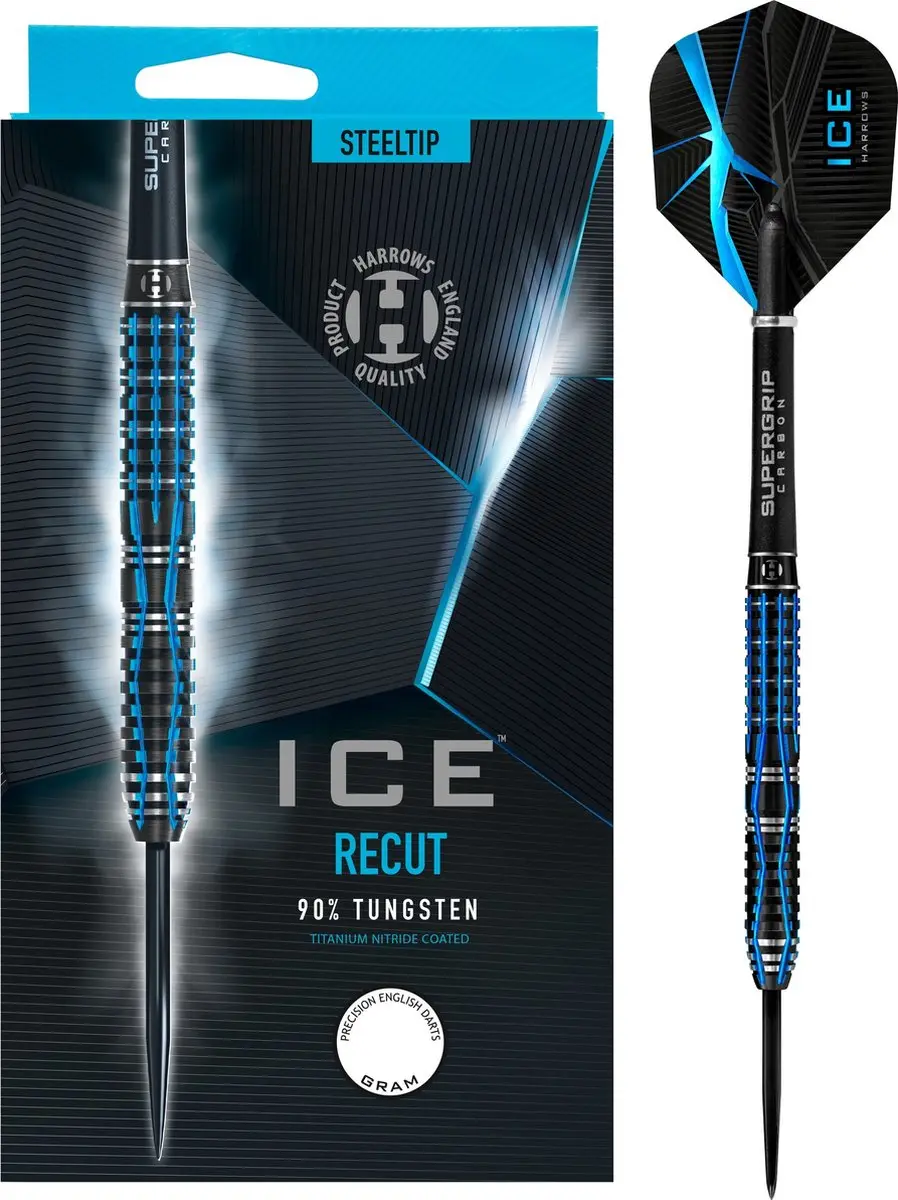 Harrows Ice Recut 90% Tungsten 25gr - 3 Stuks - Zwart