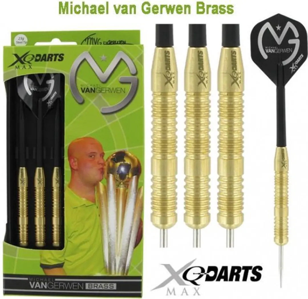 XQMax Darts QD1000050 - 3 Stuks - Zwart/Goud