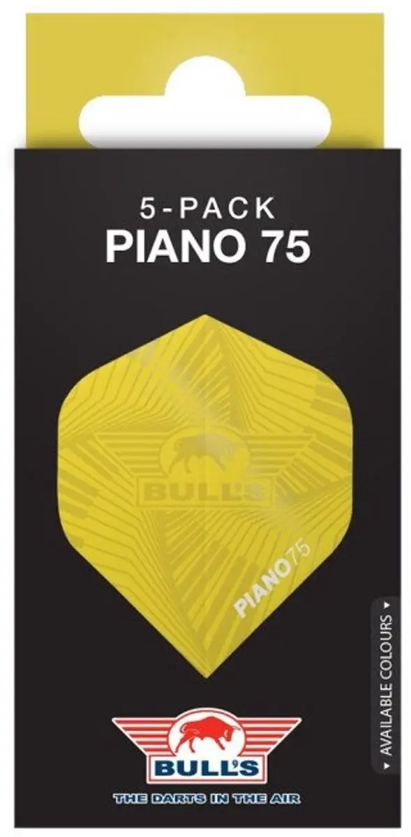 Bull's Flights Piano 75 nr.2 Geel
