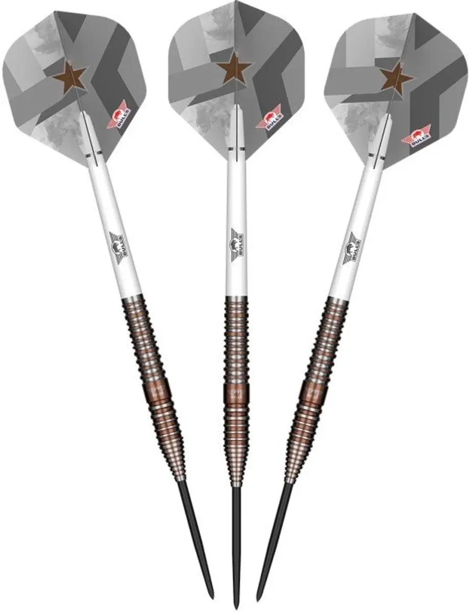 Bull's Max Hopp E5 90% Dartpijlen - 3 Stuks