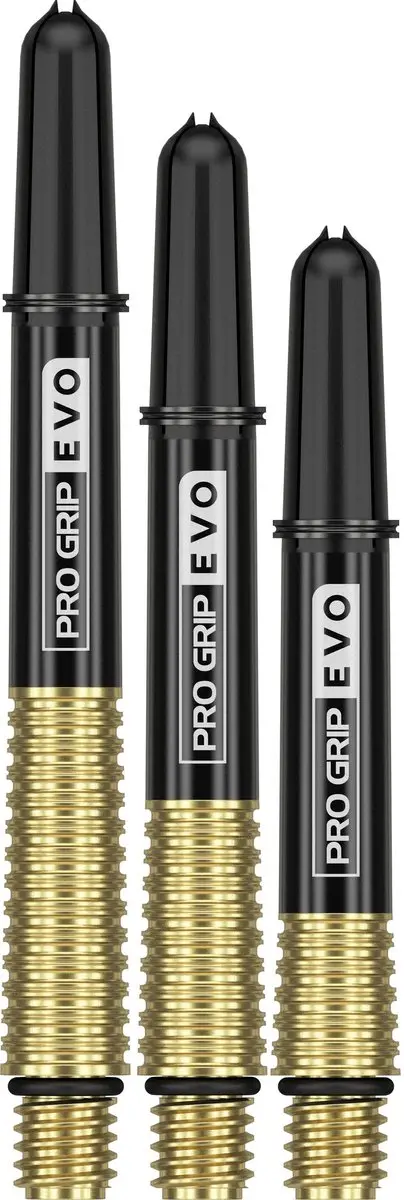 Target Pro Grip Evo Al Gold Dart Shafts 3 Stuks
