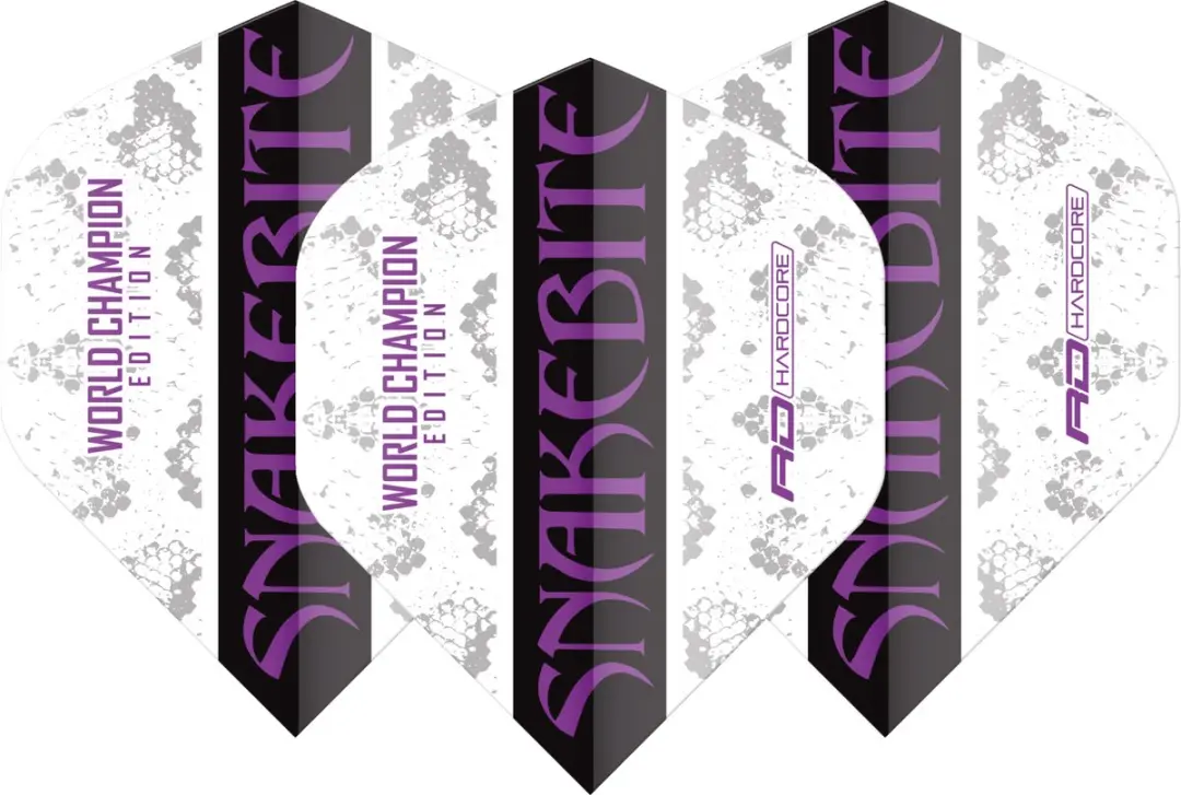 Red Dragon Peter Wright Snakebite Witte Dart Flights TF6496