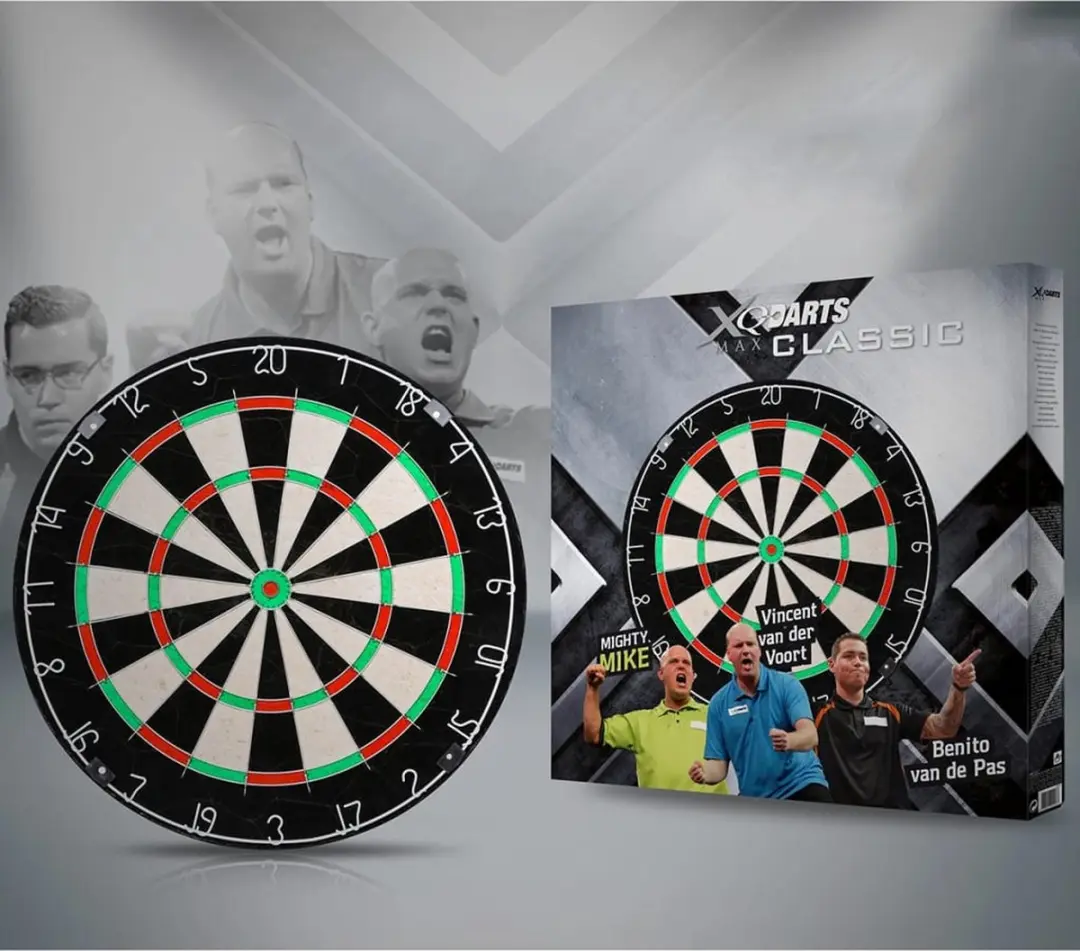 XQMax Classic Dartbord 46cm - Borstelhaar - MPN 107010