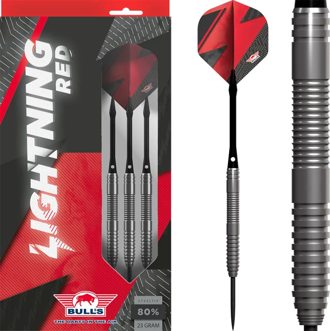 Bull's Lightning Red Dartpijlen 25g