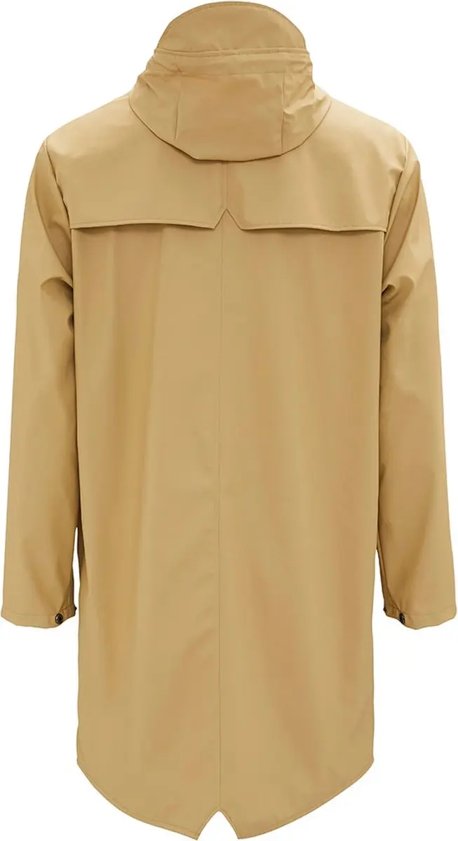 Rains Long Jacket 1202 Regenjas - Zand