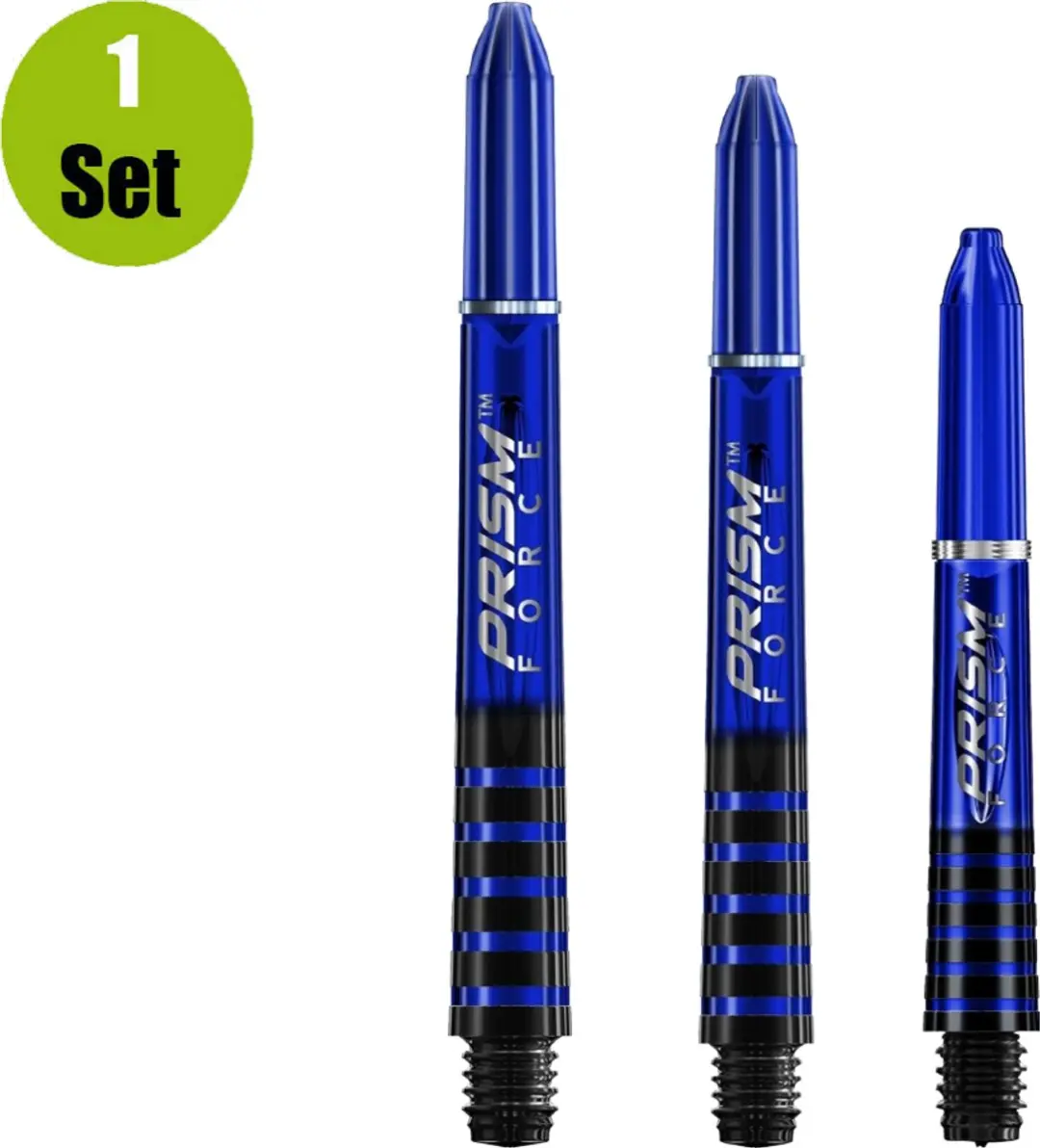 Winmau Prism Force Blauwe Dart Shafts 3 Stuks
