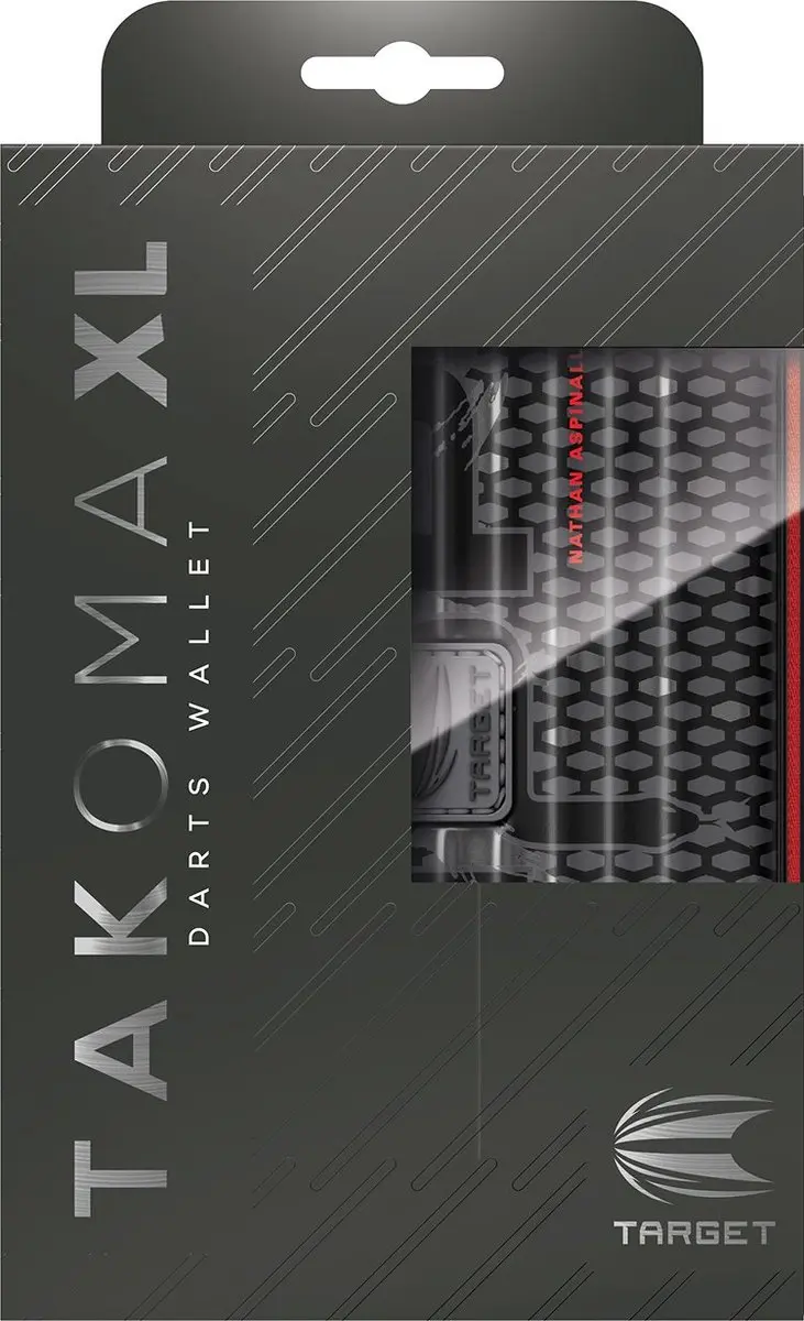 Target Takoma XL Nathan Aspinall Ghost Dart Case - Rood/Zilver/Zwart