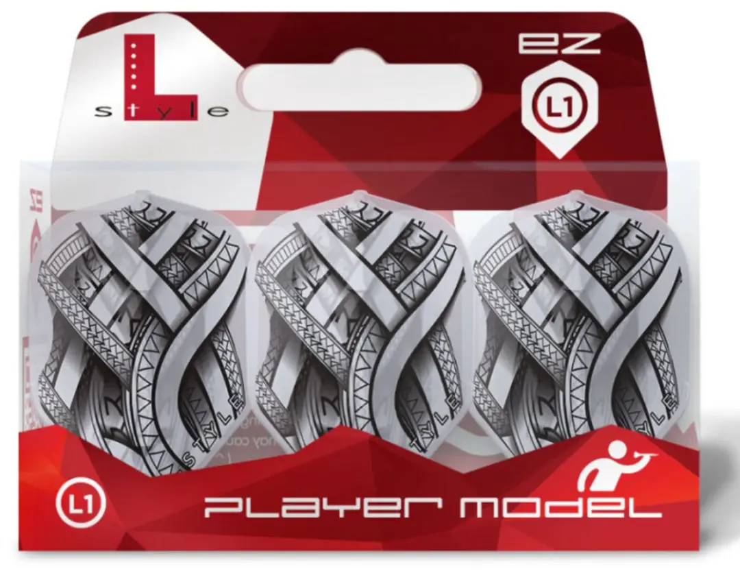 L-Style EZ L1 Mike de Decker Type A Dart Flights F11061 - 3 Stuks
