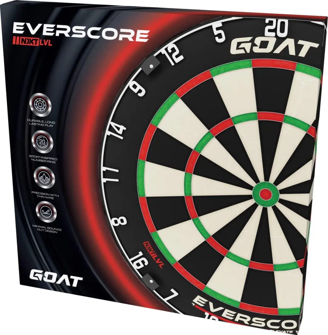 Goat Everscore NXT LVL Dartbord - Madagaskar Sisal - Zelfherstellend