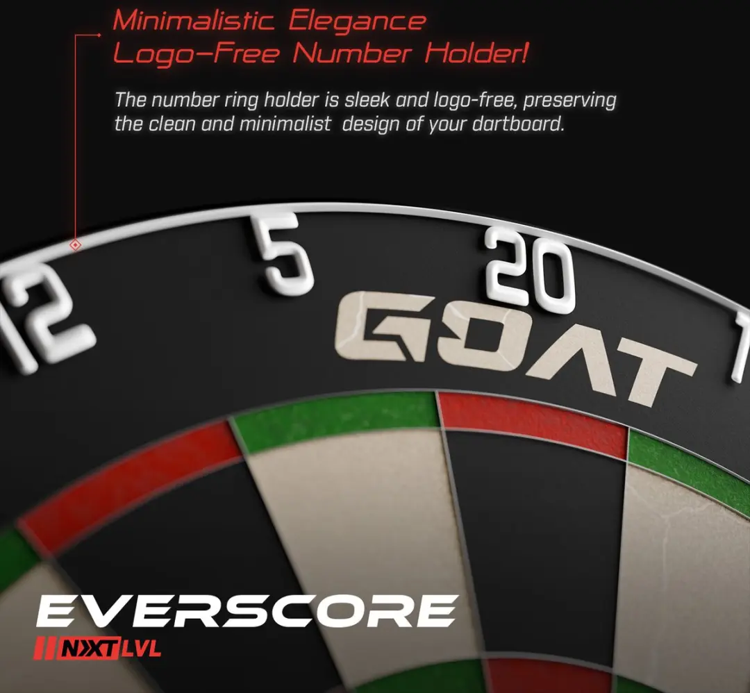 Goat Everscore NXT LVL Dartbord - Madagaskar Sisal - Zelfherstellend
