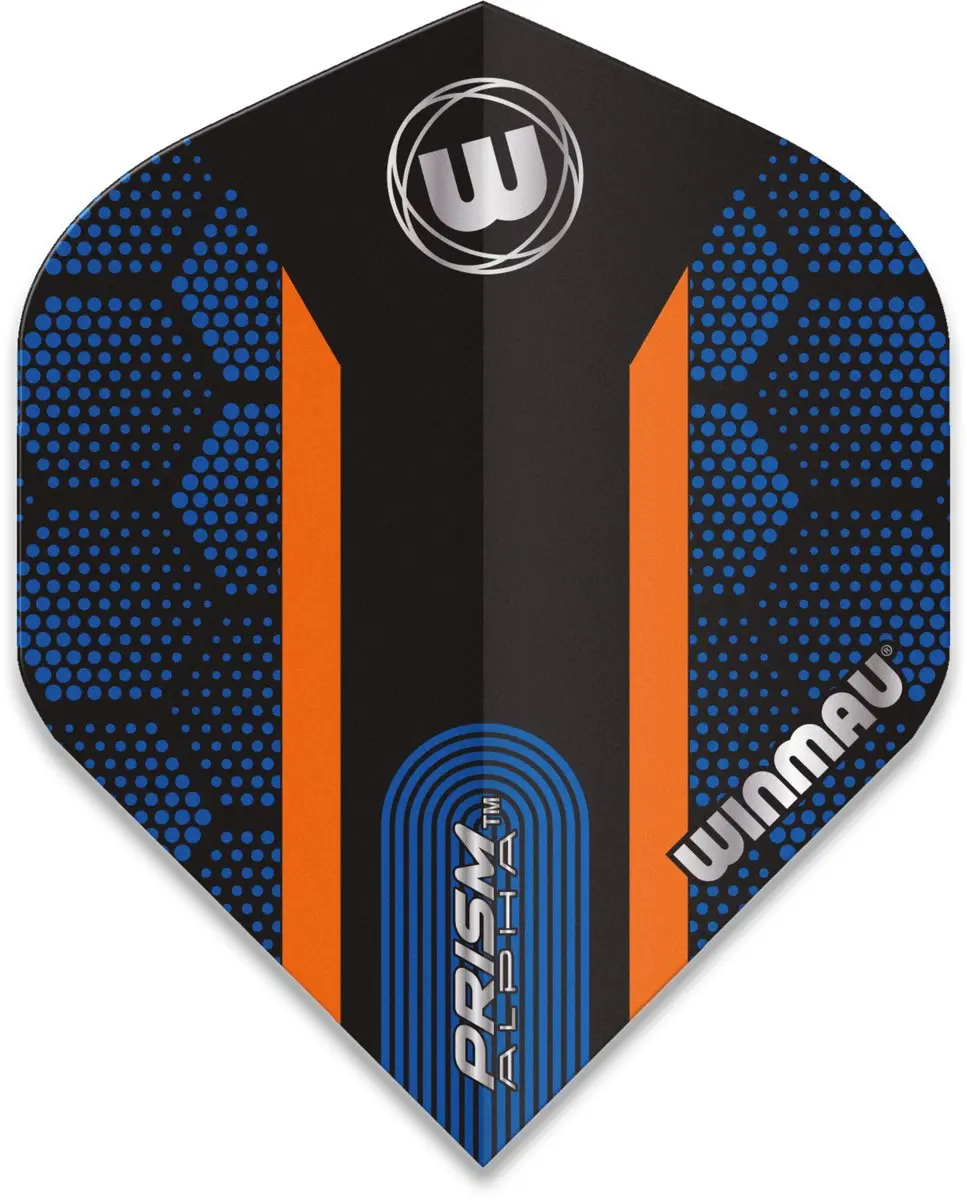 Winmau Prism Alpha Dart Flights - Blauw/Geel - 3 Stuks