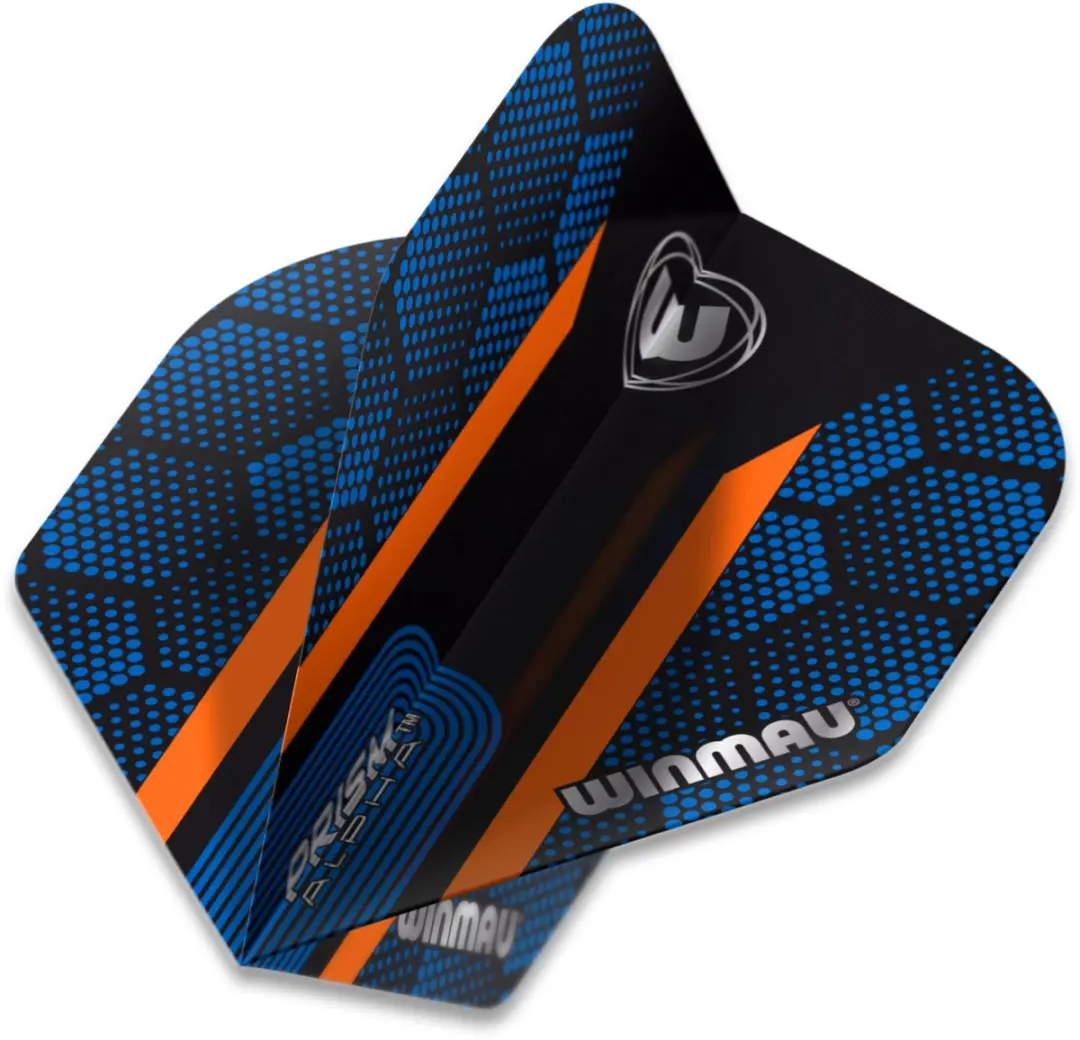 Winmau Prism Alpha Dart Flights - Blauw/Geel - 3 Stuks