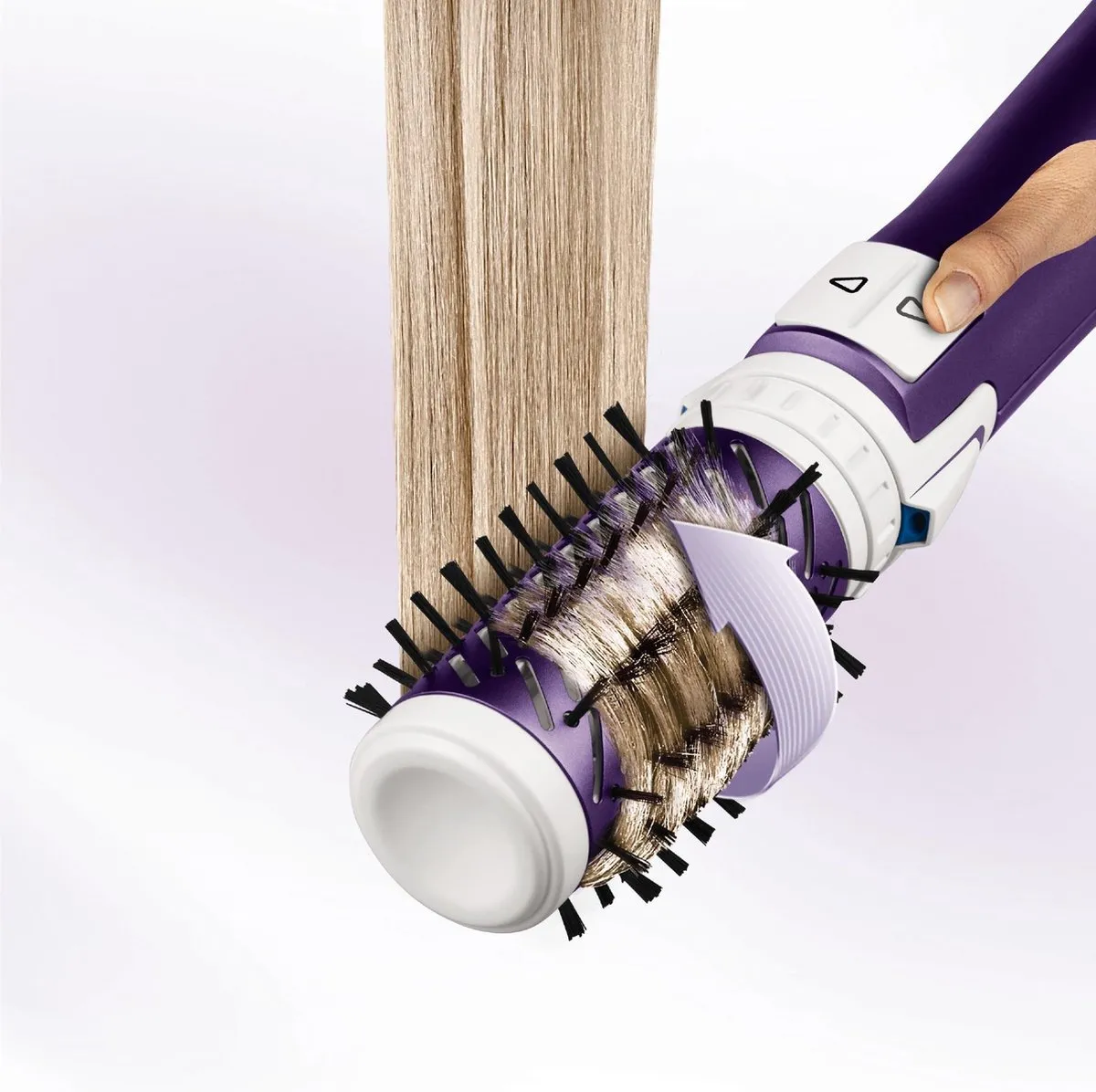 Rowenta Brush Activ Beauty CF9530 Roterende Krulborstel - 1000W - Paars/Wit