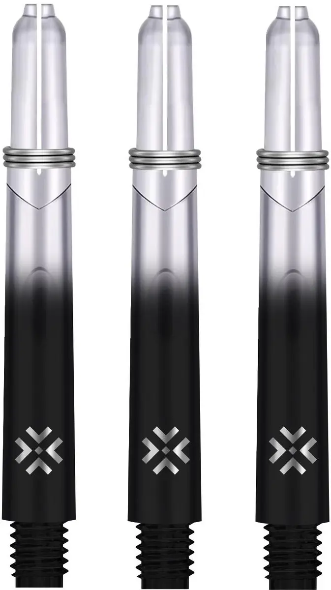 Bullet Shafts 41mm - Zwart Clear - 3 Stuks