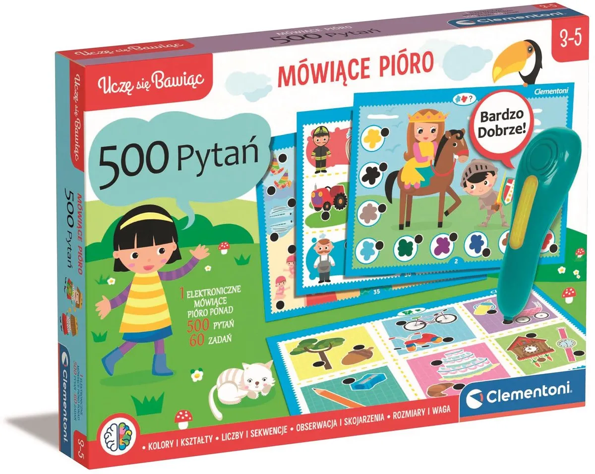 Clementoni Mówiące Pióro 500 Vragen