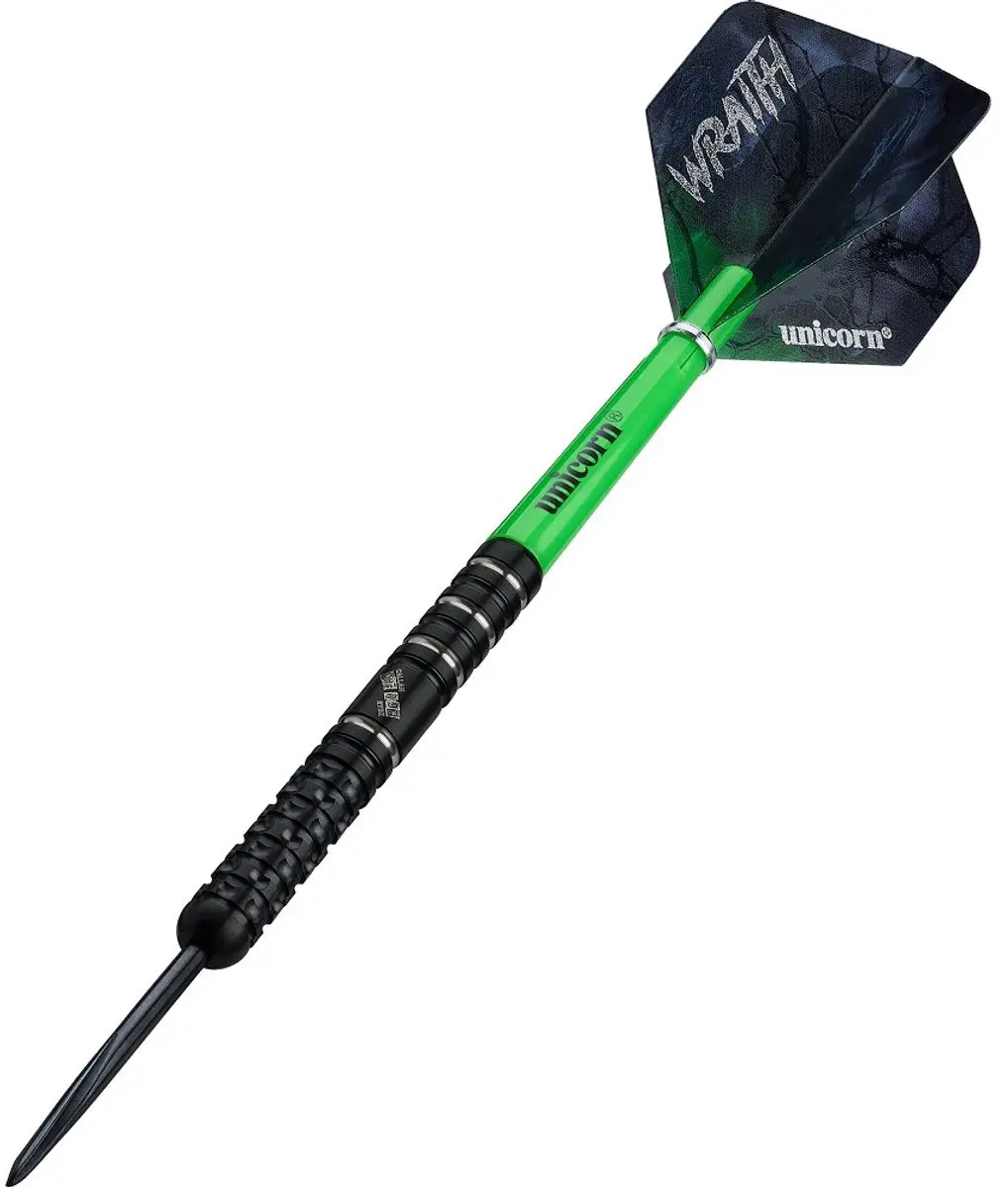 Unicorn Wraith Callan Rydz Phase 2 Dartpijlen - 3 Stuks - Groen/Zilver/Zwart
