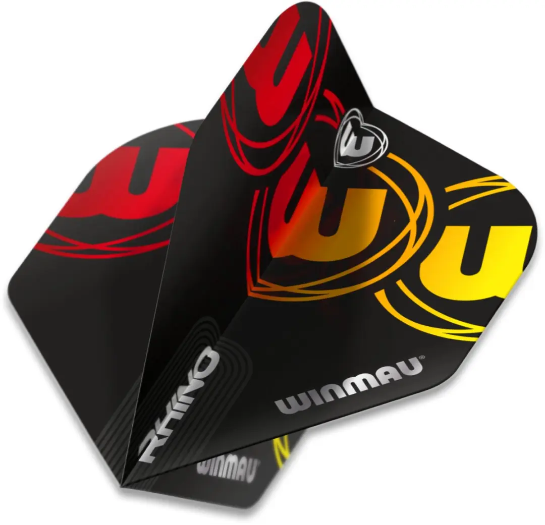 Winmau Rhino Extra Thick Logo Gradient V2 Dartvleugels - 3 Stuks