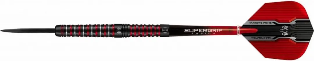 Harrows Wolfram Infinity 21gr Tungsten - 3 Stuks - Rood/Zwart