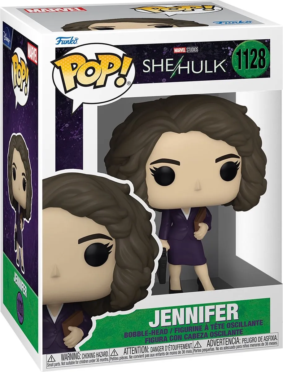 Funko POP! Marvel She-Hulk Jennifer 64198 Verzamelfiguur - 9 cm