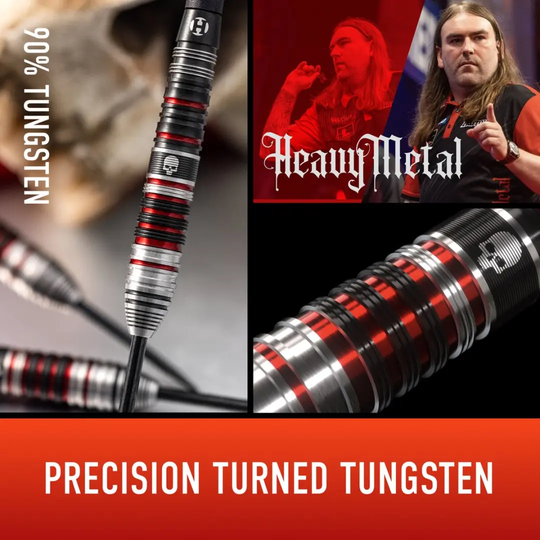 Harrows Ryan Searle Series 2 Darts 23g - 3 Stuks - Zwart